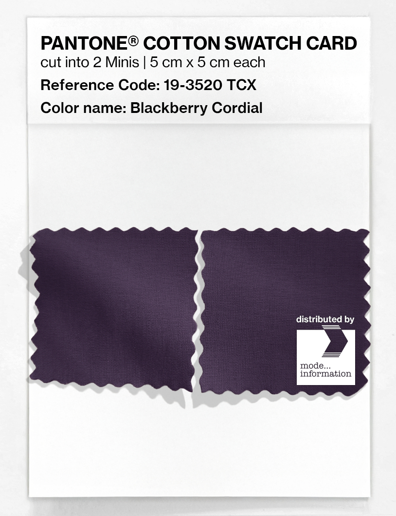 Artikelbild 4 des Artikels “PANTONE® COTTON SWATCH CARD 19-3520 TCX Blackberry Cordial “