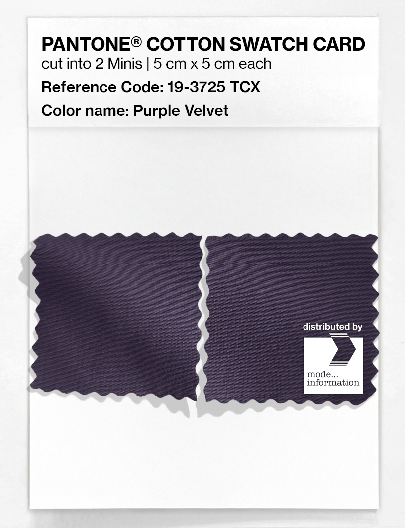Artikelbild 4 des Artikels “PANTONE® COTTON SWATCH CARD 19-3725 TCX Purple Velvet “