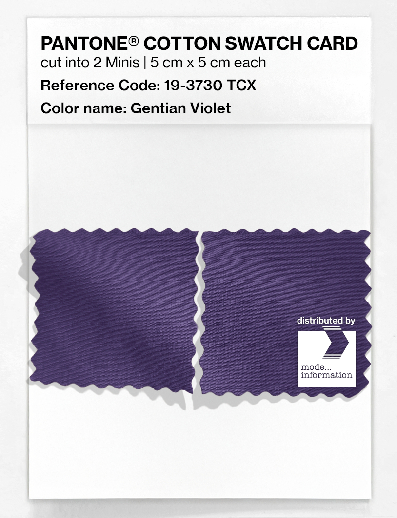 Artikelbild 4 des Artikels “PANTONE® COTTON SWATCH CARD 19-3730 TCX Gentian Violet “
