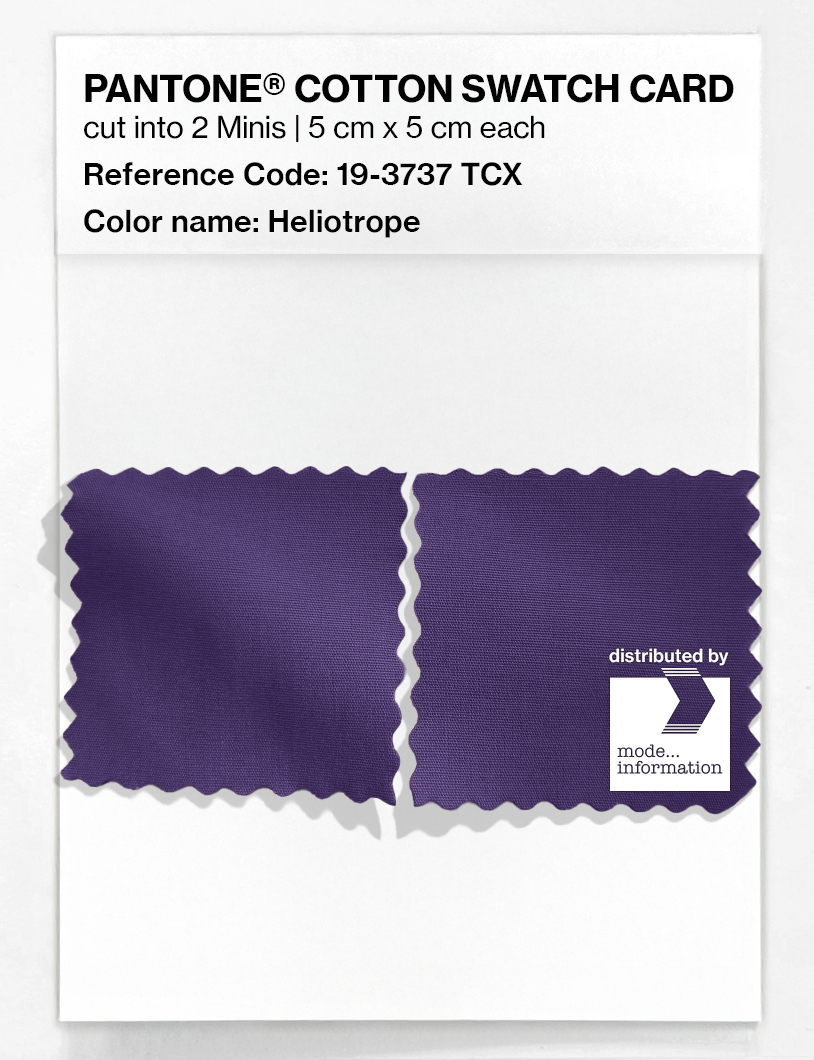 Artikelbild 4 des Artikels “PANTONE® COTTON SWATCH CARD 19-3737 TCX Heliotrope “