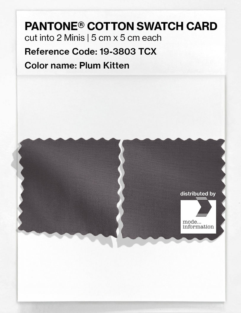 Artikelbild 4 des Artikels “PANTONE® COTTON SWATCH CARD 19-3803 TCX Plum Kitten “