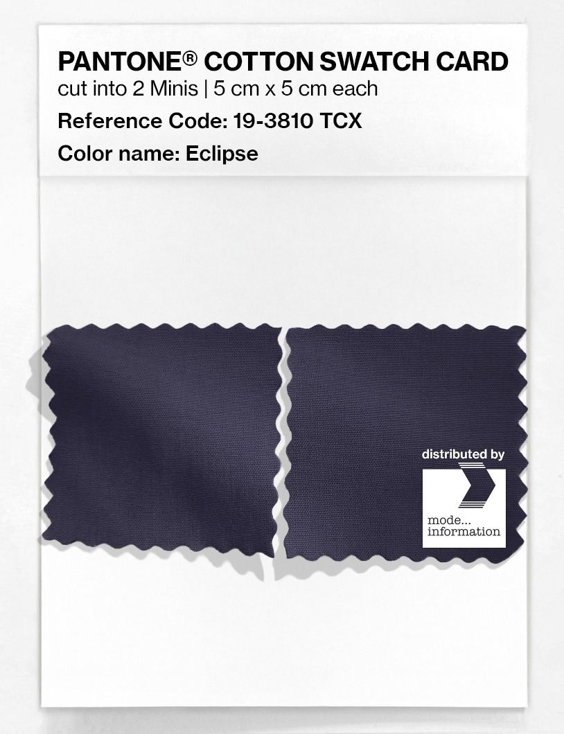 Artikelbild 4 des Artikels “PANTONE® COTTON SWATCH CARD 19-3810 TCX Eclipse “