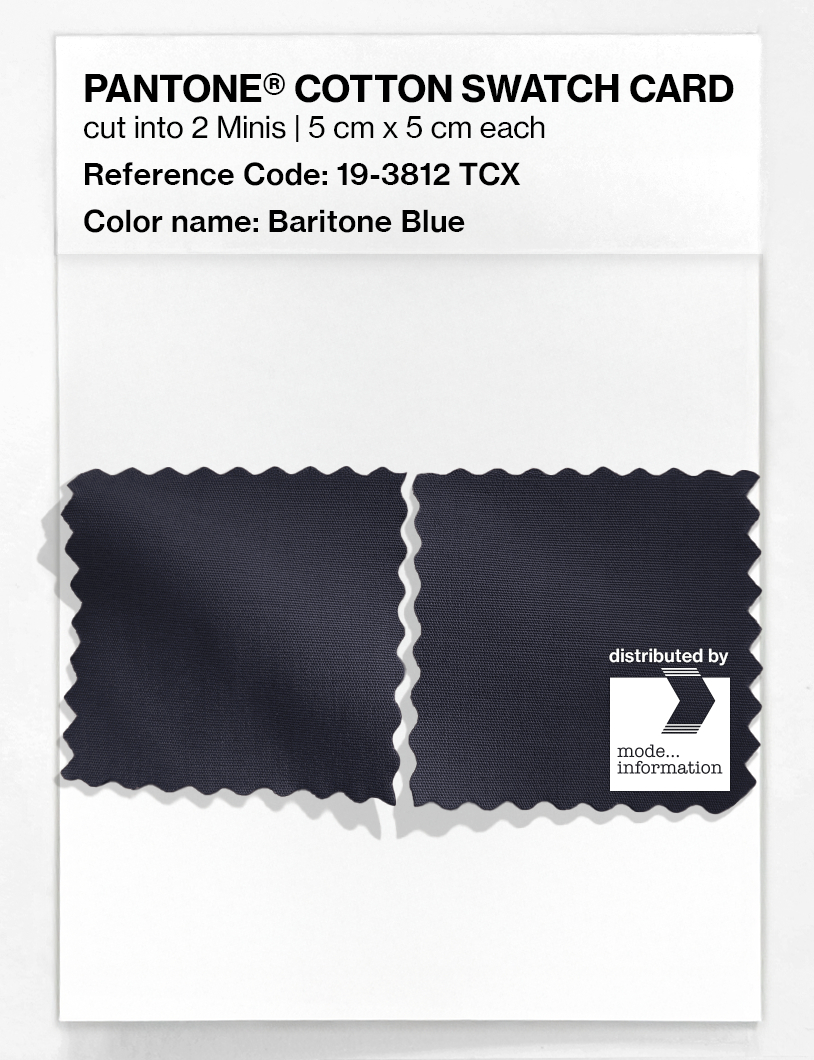 Artikelbild 4 des Artikels “PANTONE® COTTON SWATCH CARD 19-3812 TCX Baritone Blue “