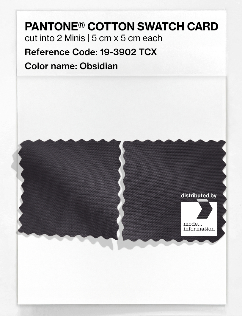 Artikelbild 4 des Artikels “PANTONE® COTTON SWATCH CARD 19-3902 TCX Obsidian “