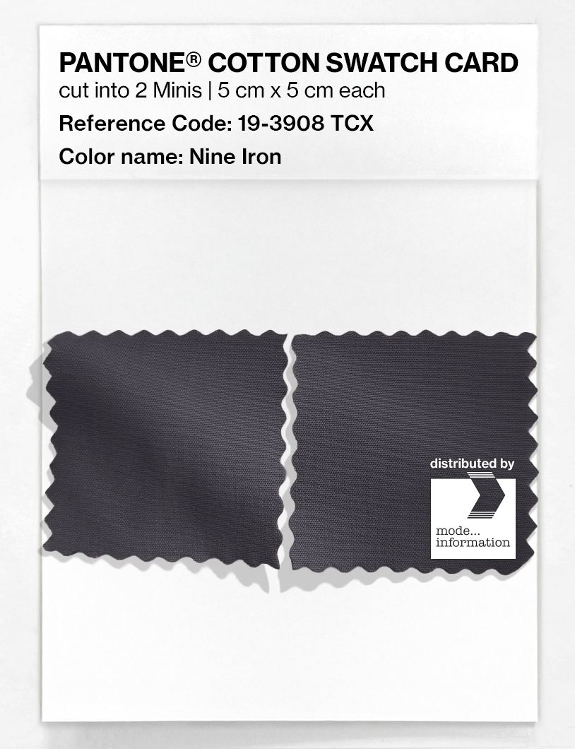 Artikelbild 4 des Artikels “PANTONE® COTTON SWATCH CARD 19-3908 TCX Nine Iron “
