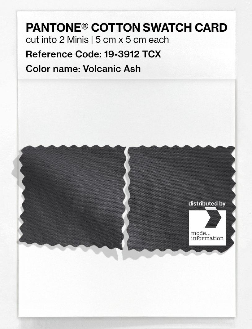 Artikelbild 4 des Artikels “PANTONE® COTTON SWATCH CARD 19-3912 TCX Volcanic Ash “