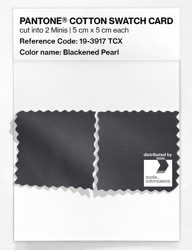 Artikelbild 4 des Artikels “PANTONE® COTTON SWATCH CARD 19-3917 TCX Blackened Pearl “