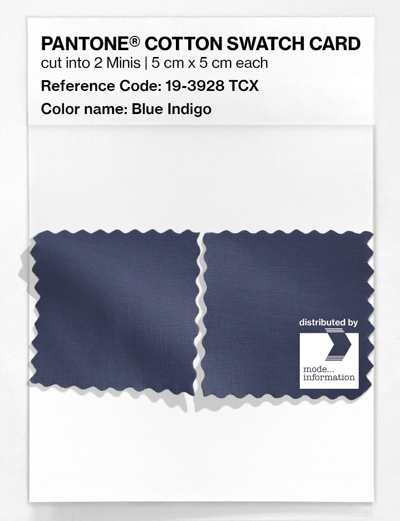 Artikelbild 4 des Artikels “PANTONE® COTTON SWATCH CARD 19-3928 TCX Blue Indigo “
