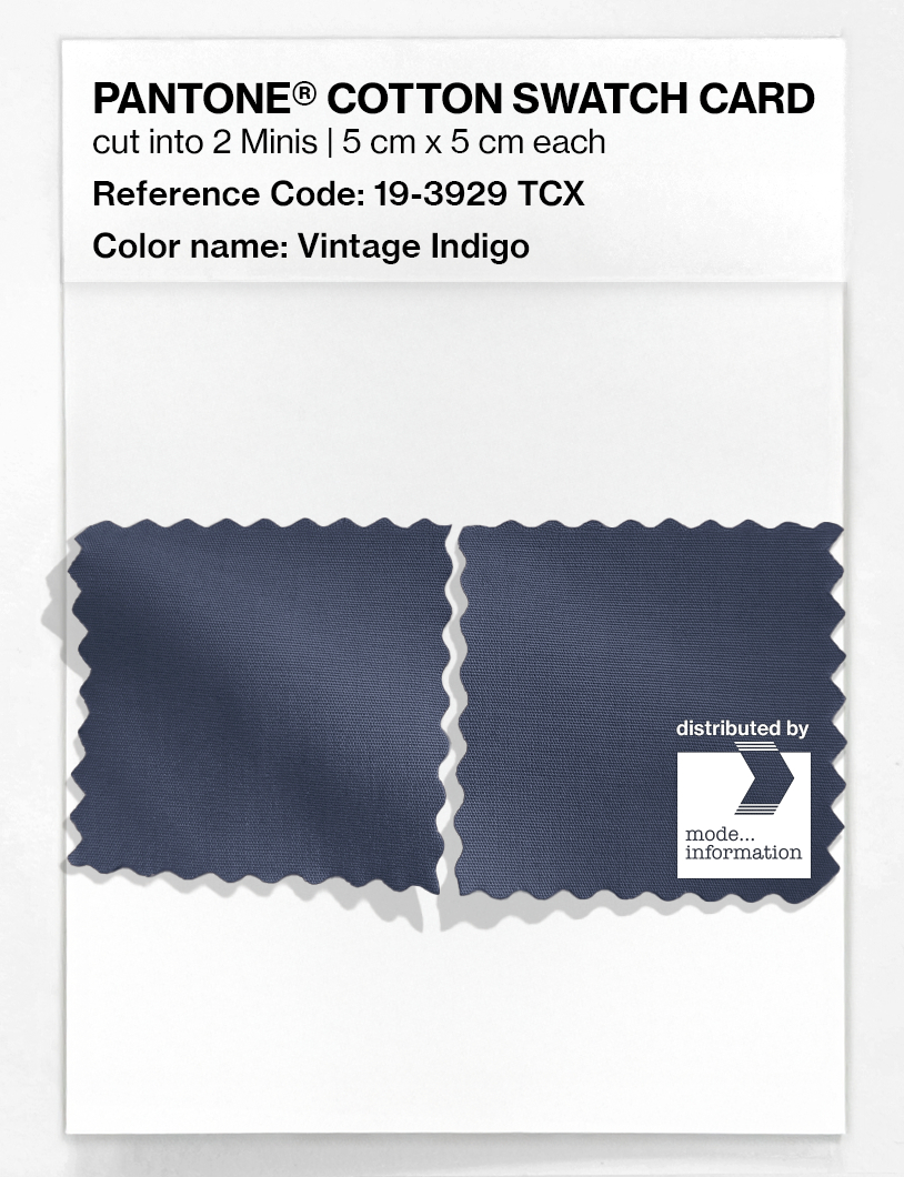 Artikelbild 4 des Artikels “PANTONE® COTTON SWATCH CARD 19-3929 TCX Vintage Indigo “