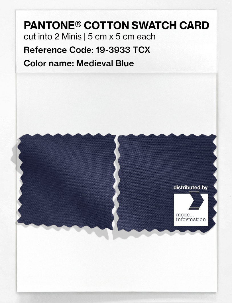 Artikelbild 4 des Artikels “PANTONE® COTTON SWATCH CARD 19-3933 TCX Medieval Blue “