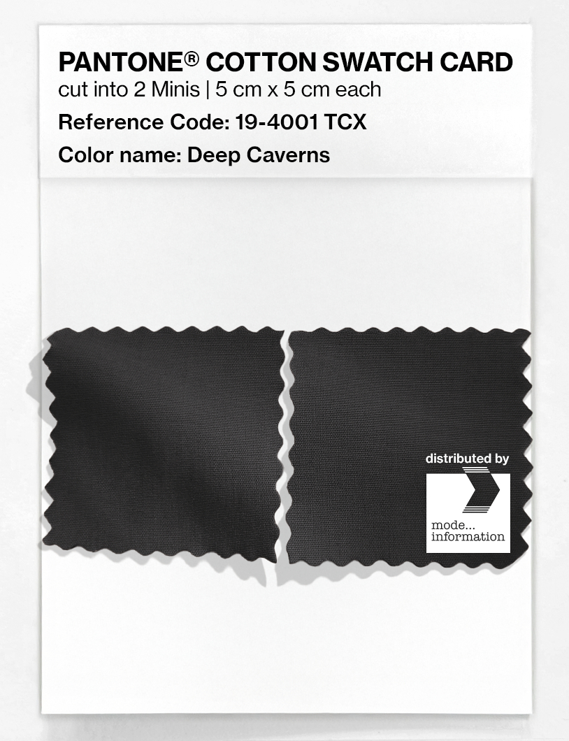 Artikelbild 4 des Artikels “PANTONE® COTTON SWATCH CARD 19-4001 TCX Deep Caverns “