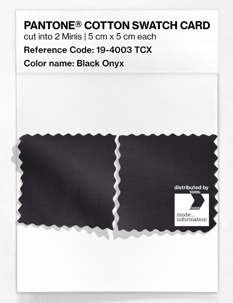 Artikelbild 4 des Artikels “PANTONE® COTTON SWATCH CARD 19-4003 TCX Black Onyx “