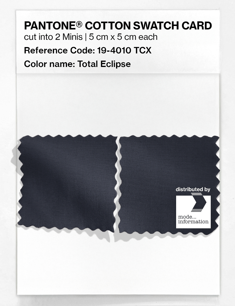 Artikelbild 4 des Artikels “PANTONE® COTTON SWATCH CARD 19-4010 TCX Total Eclipse “