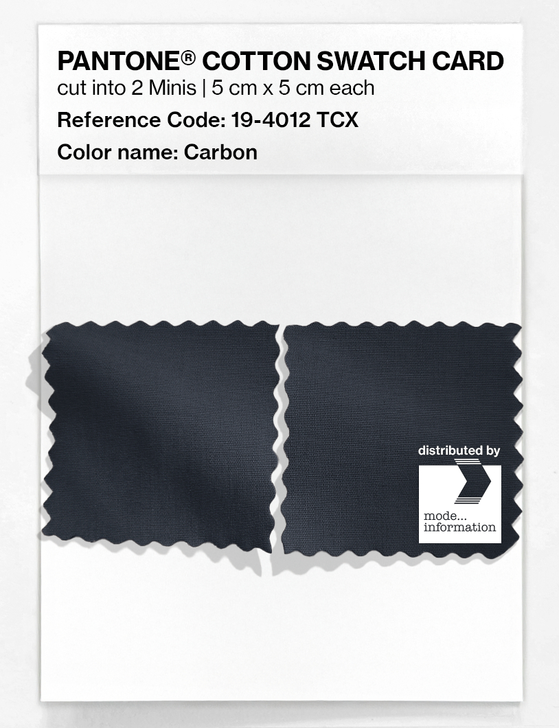 Artikelbild 4 des Artikels “PANTONE® COTTON SWATCH CARD 19-4012 TCX Carbon “
