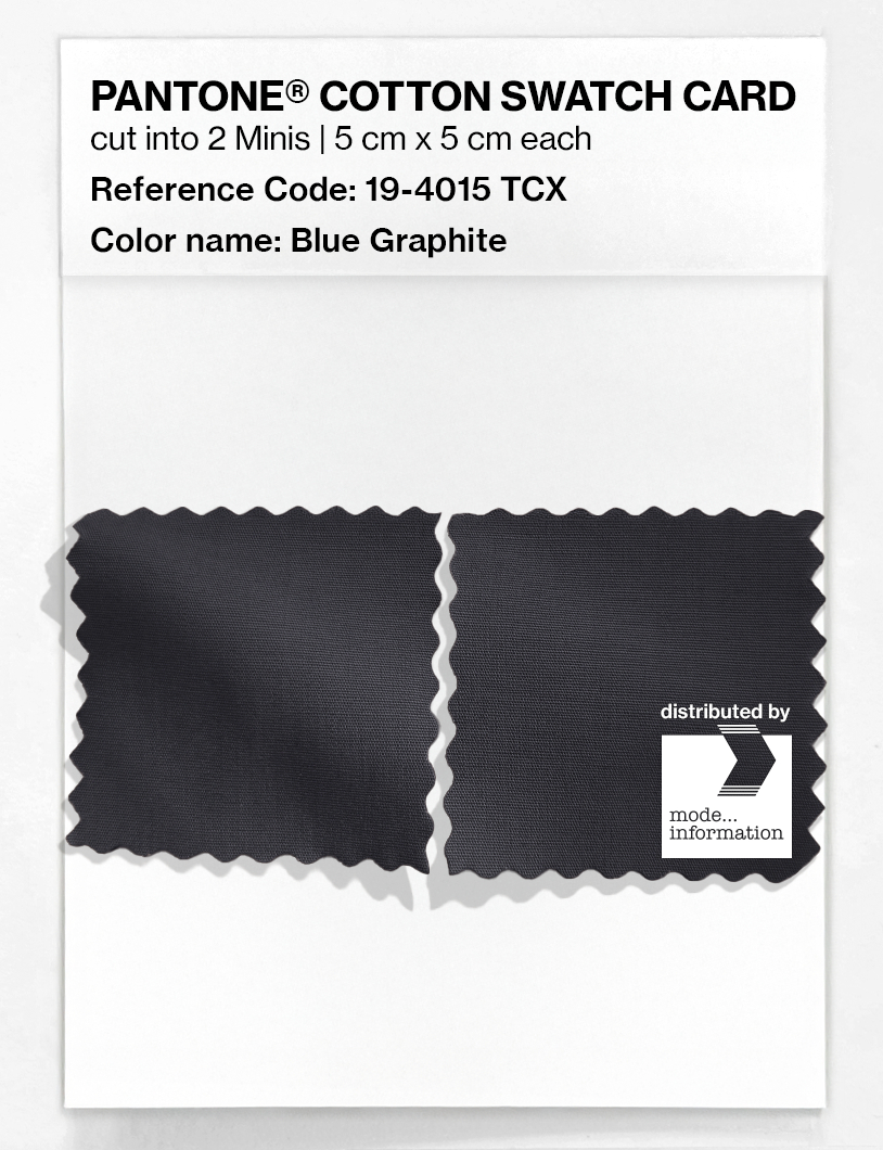 Artikelbild 4 des Artikels “PANTONE® COTTON SWATCH CARD 19-4015 TCX Blue Graphite “