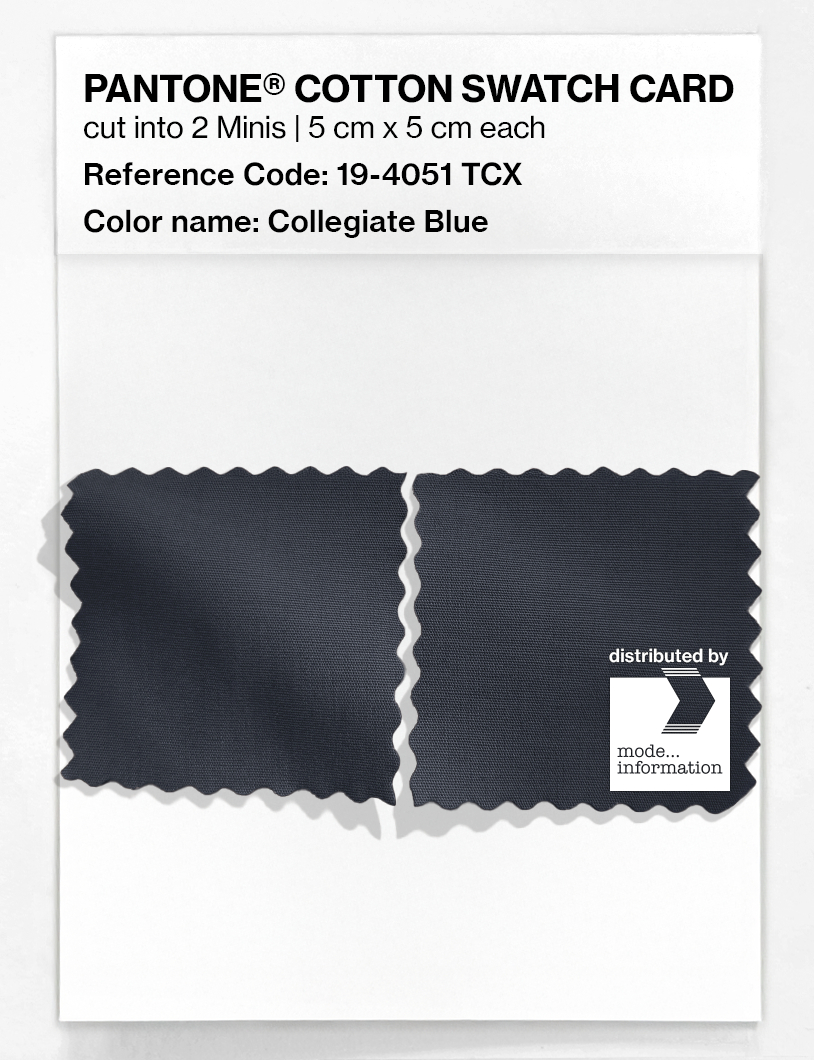 Artikelbild 4 des Artikels “PANTONE® COTTON SWATCH CARD 19-4051 TCX Collegiate Blue “