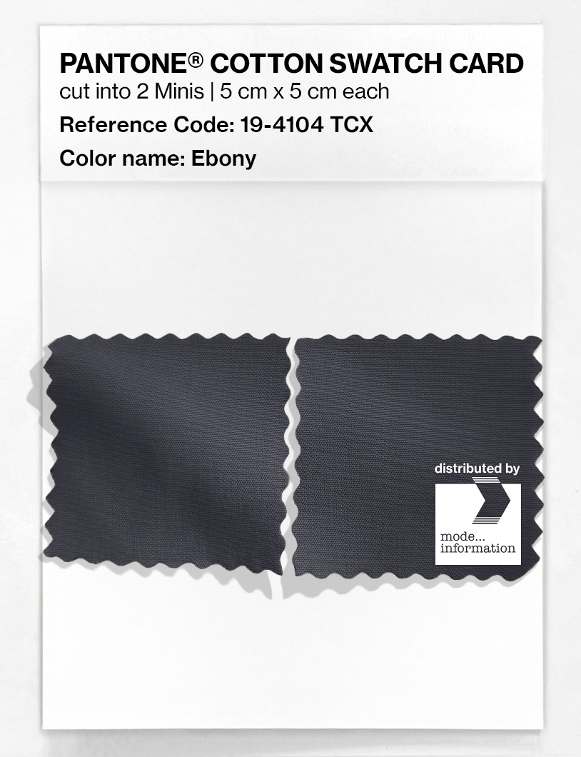 Artikelbild 4 des Artikels “PANTONE® COTTON SWATCH CARD 19-4104 TCX Ebony “