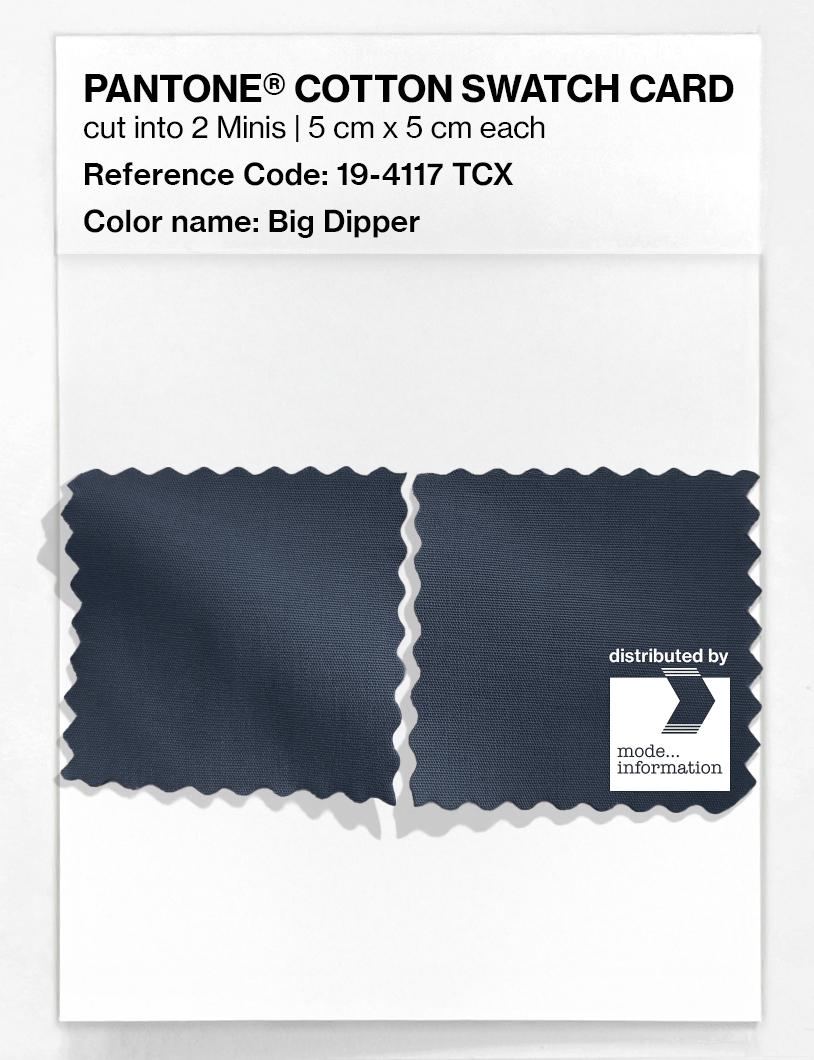 Artikelbild 4 des Artikels “PANTONE® COTTON SWATCH CARD 19-4117 TCX Big Dipper “