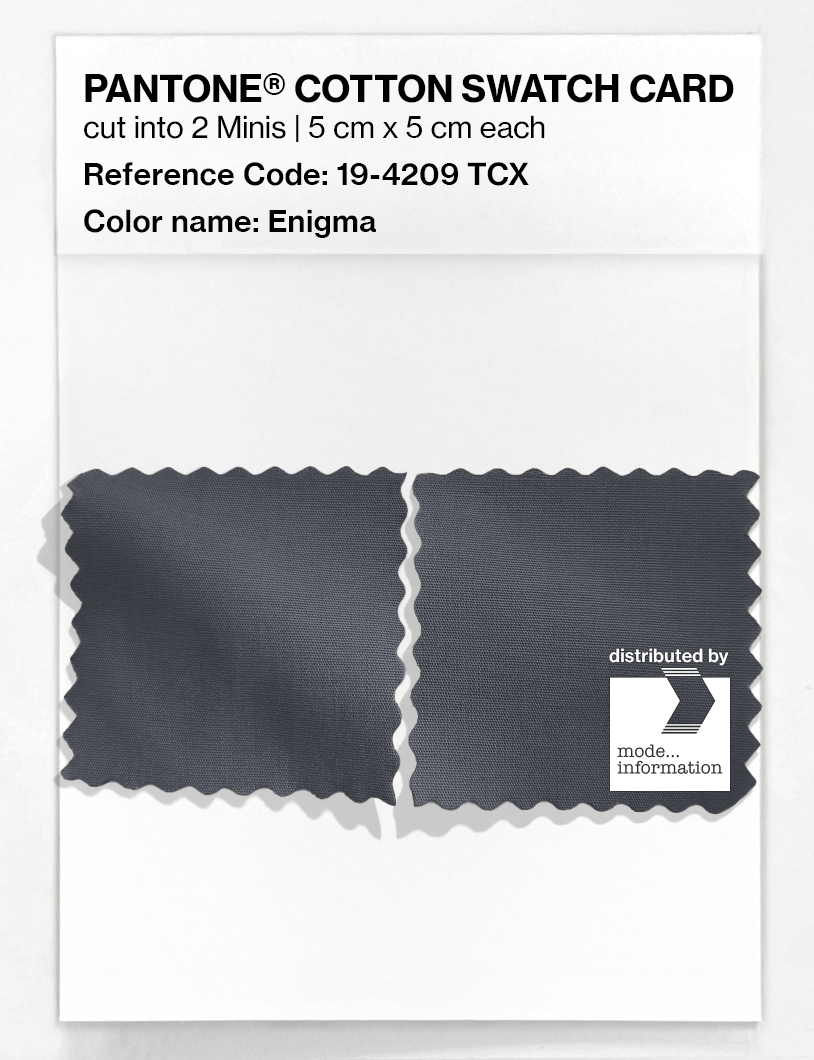 Artikelbild 4 des Artikels “PANTONE® COTTON SWATCH CARD 19-4209 TCX Enigma “