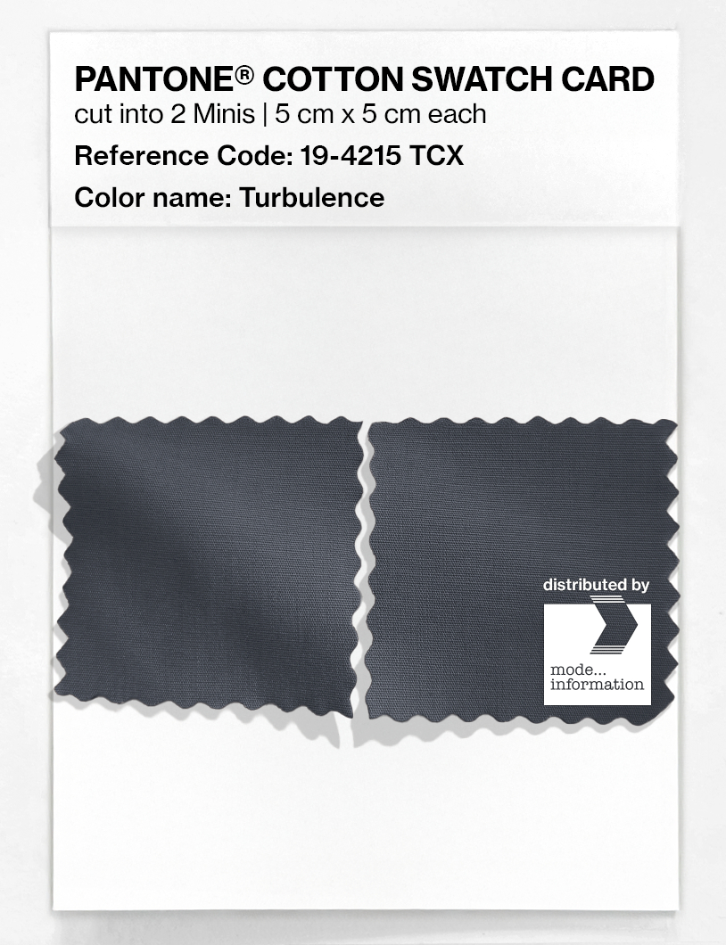 Artikelbild 4 des Artikels “PANTONE® COTTON SWATCH CARD 19-4215 TCX Turbulence “