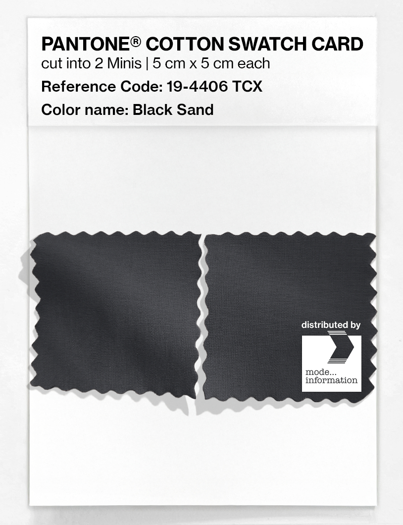 Artikelbild 4 des Artikels “PANTONE® COTTON SWATCH CARD 19-4406 TCX Black Sand “
