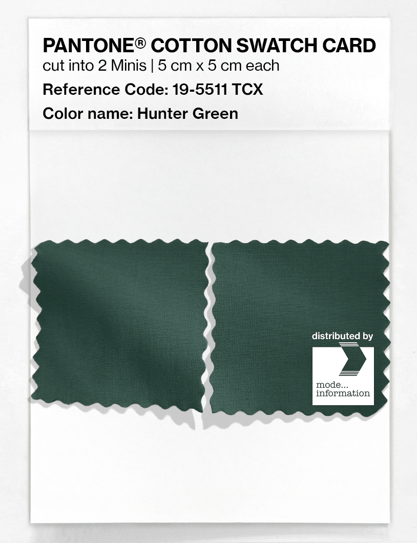 Artikelbild 4 des Artikels “PANTONE® COTTON SWATCH CARD 19-5511 TCX Hunter Green “