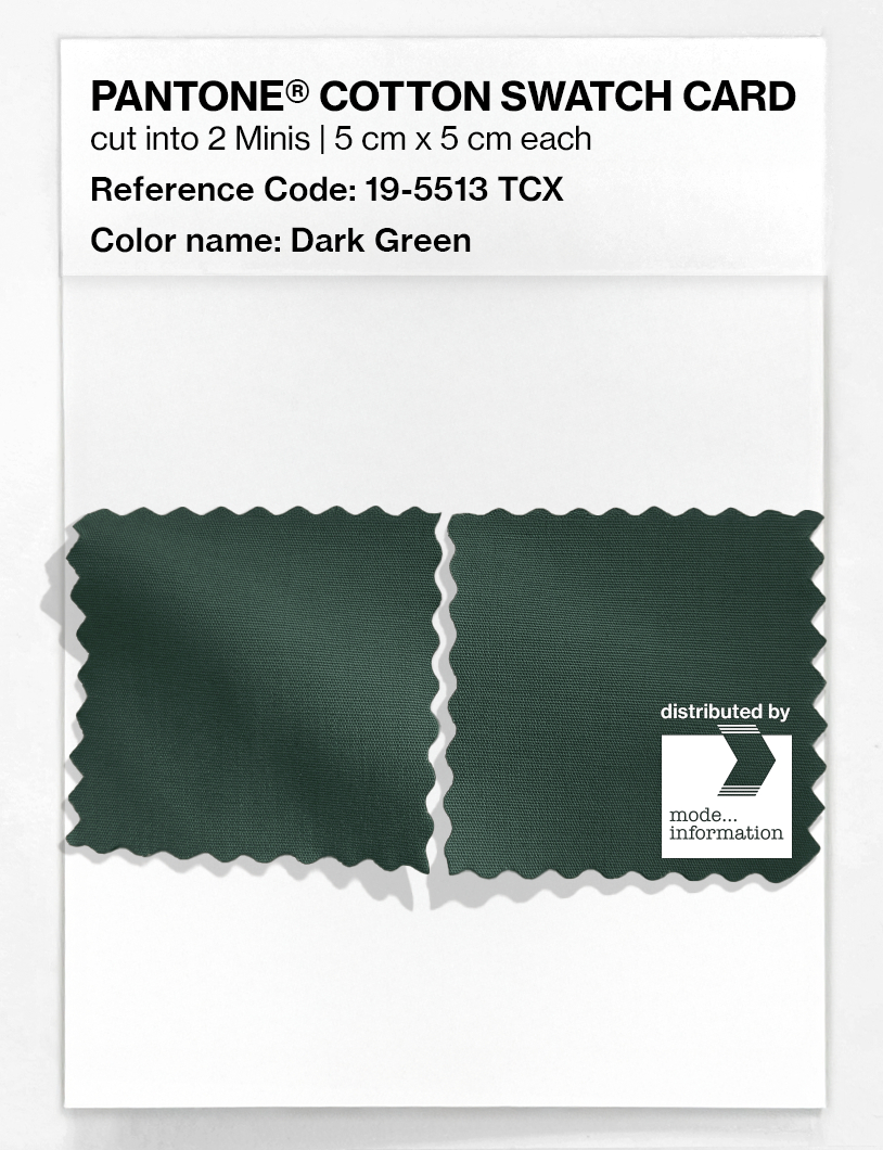 Artikelbild 4 des Artikels “PANTONE® COTTON SWATCH CARD 19-5513 TCX Dark Green “