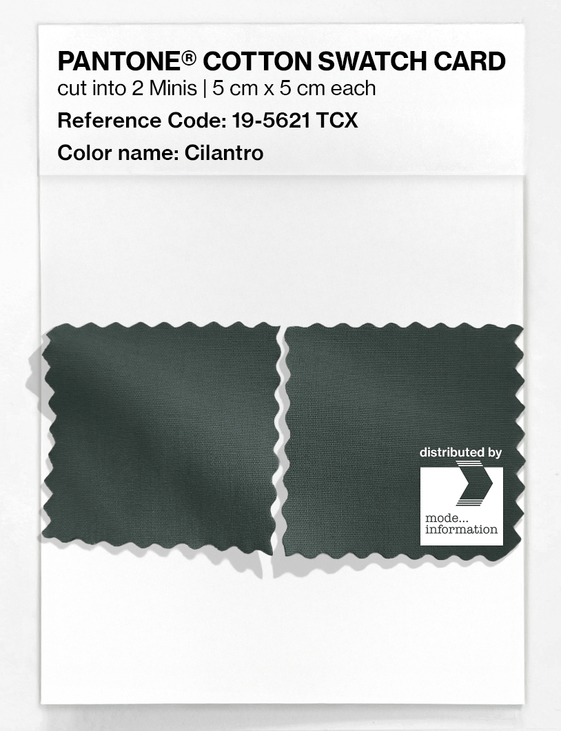 Artikelbild 4 des Artikels “PANTONE® COTTON SWATCH CARD 19-5621 TCX Cilantro “