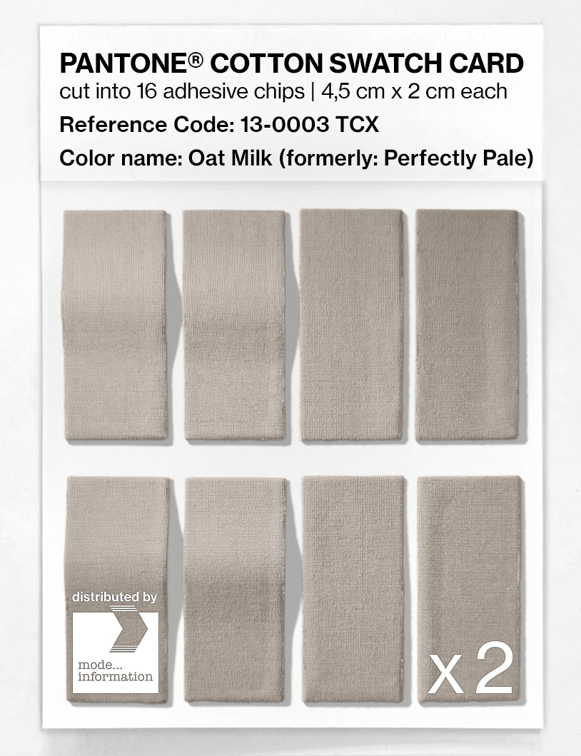 Artikelbild 5 des Artikels “PANTONE® COTTON SWATCH CARD 13-0003 TCX Perfectly Pale “