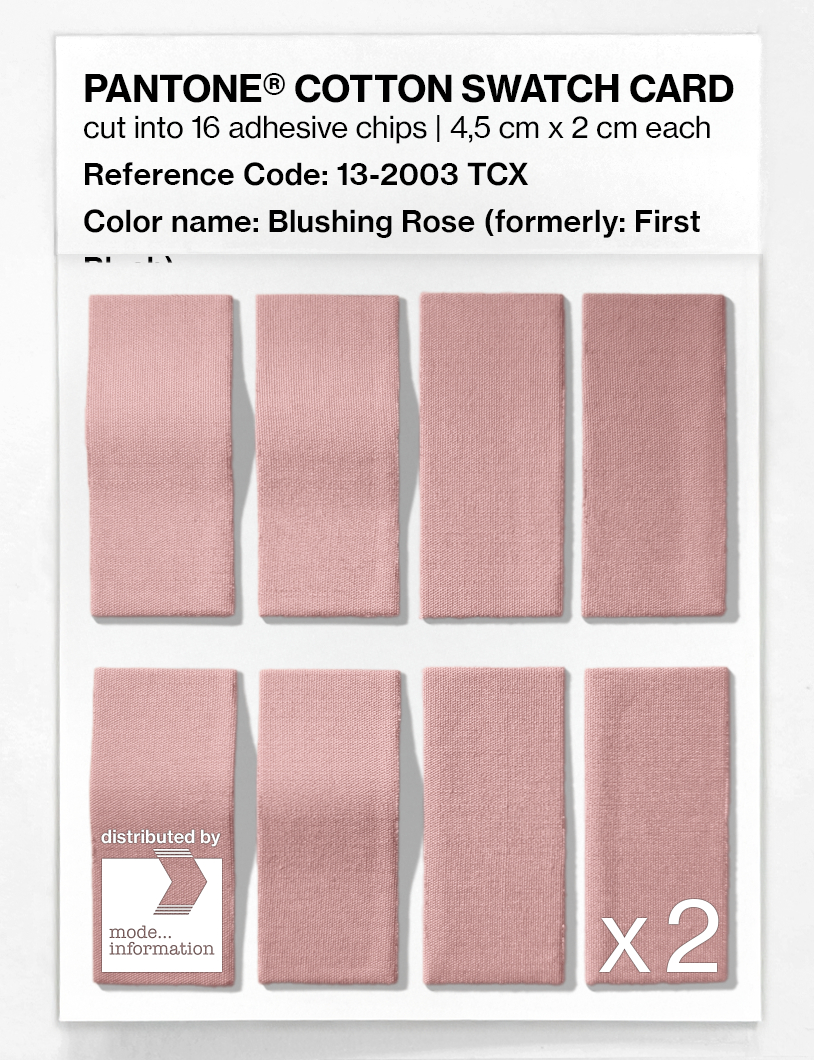 Artikelbild 5 des Artikels “PANTONE® COTTON SWATCH CARD 13-2003 TCX First Blush “