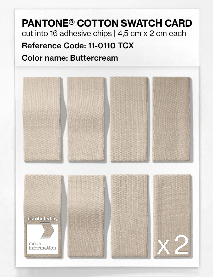 Artikelbild 5 des Artikels “PANTONE® COTTON SWATCH CARD 11-0110 TCX Buttercream “