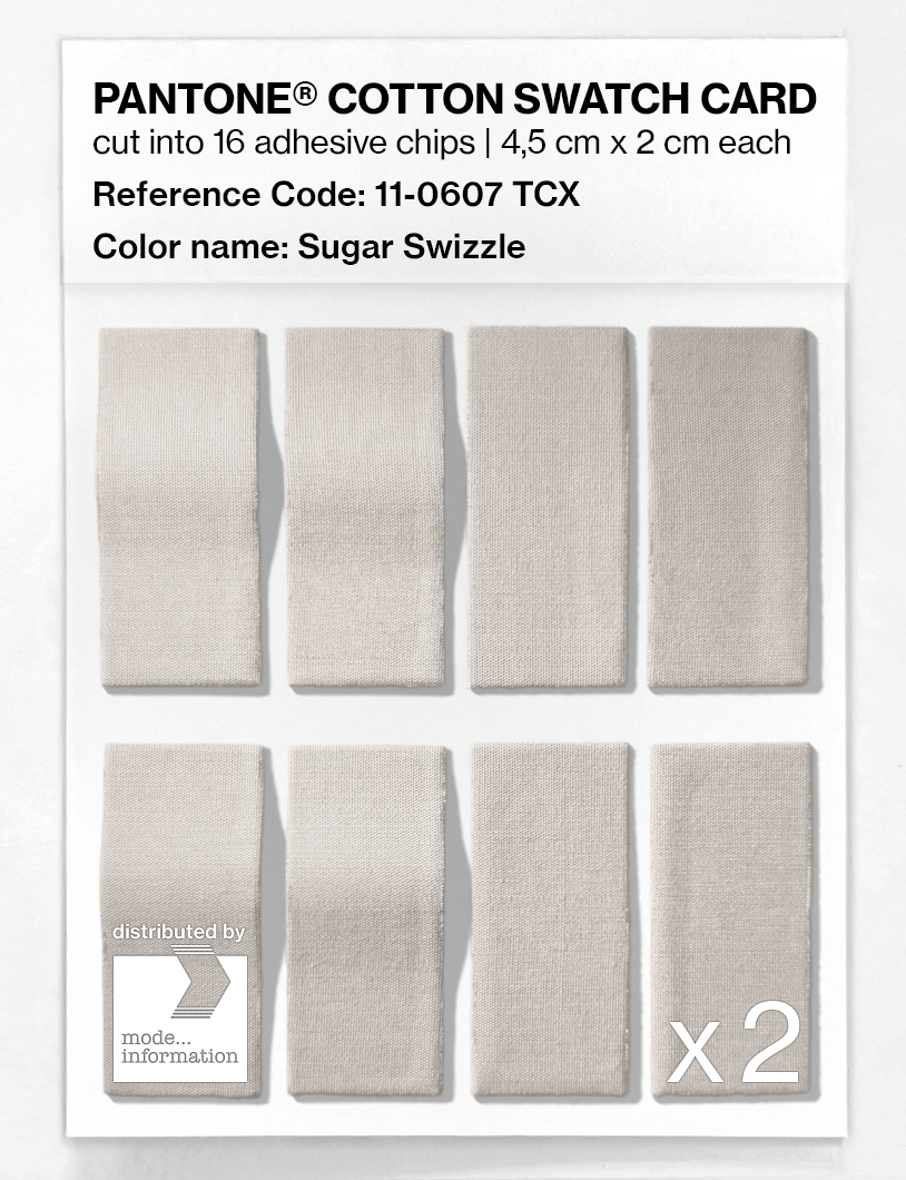 Artikelbild 5 des Artikels “PANTONE® COTTON SWATCH CARD 11-0607 TCX Sugar Swizzle “