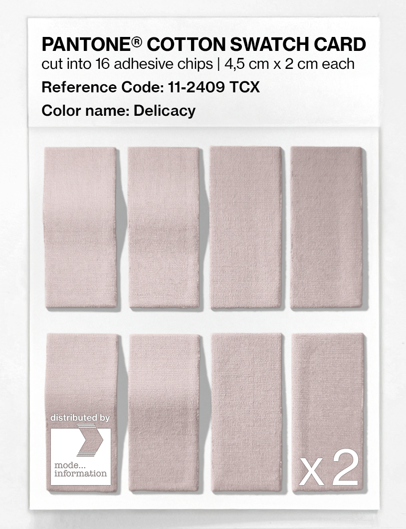 Artikelbild 5 des Artikels “PANTONE® COTTON SWATCH CARD 11-2409 TCX Delicacy “