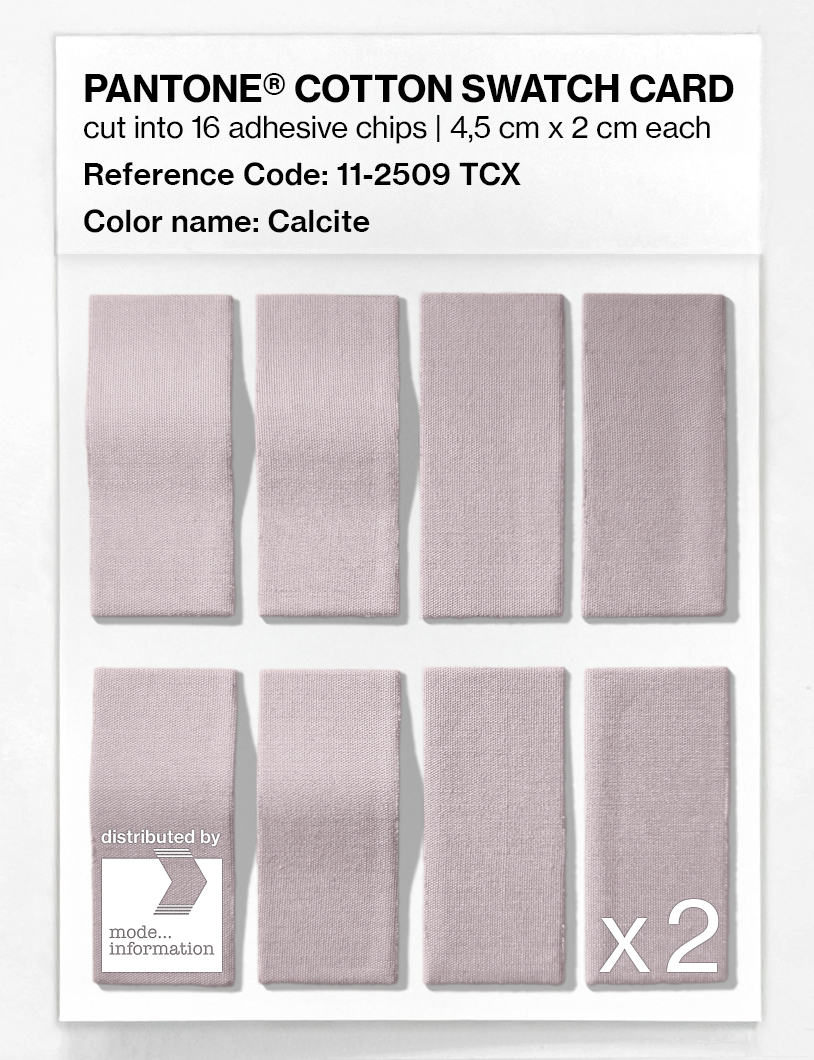 Product image 5 of the product “PANTONE® COTTON SWATCH CARD 11-2509 TCX Calcite ”