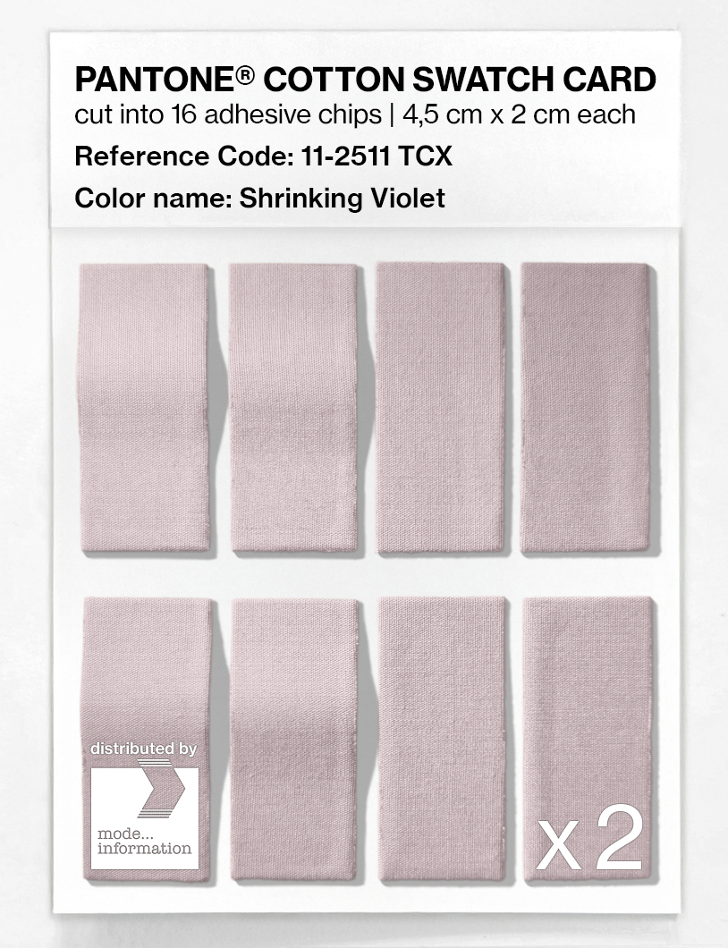 Artikelbild 5 des Artikels “PANTONE® COTTON SWATCH CARD 11-2511 TCX Shrinking Violet “