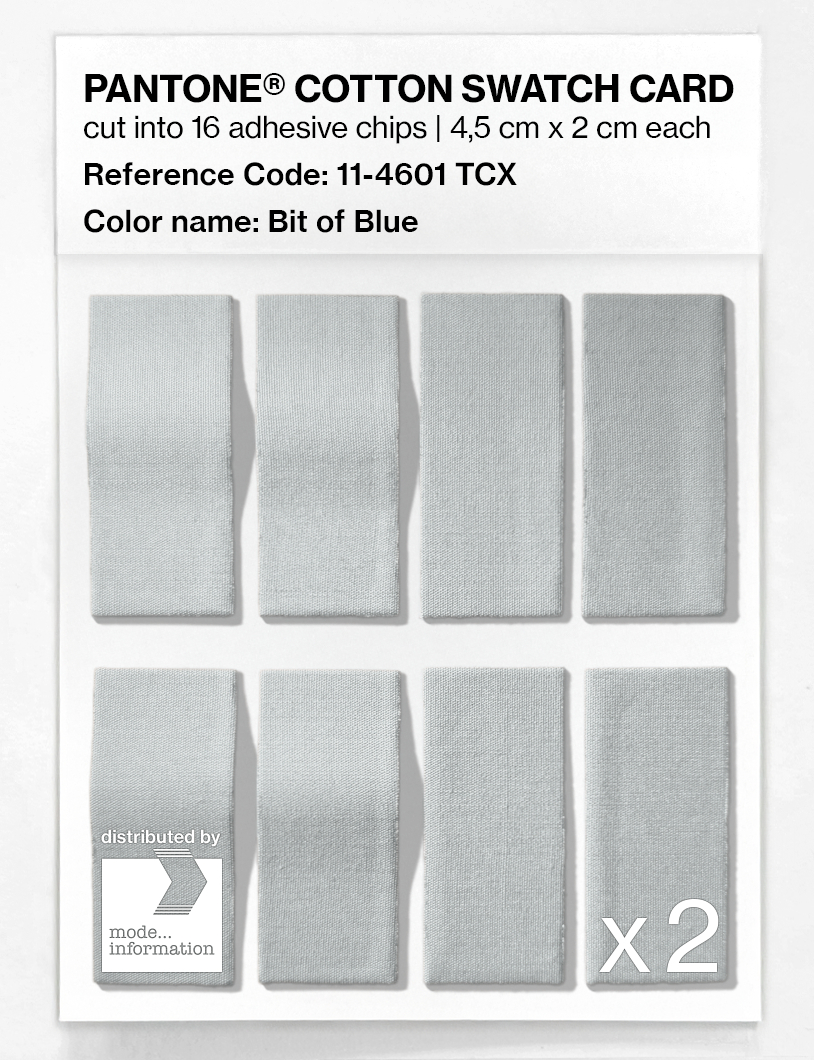 Product image 5 of the product “PANTONE® COTTON SWATCH CARD 11-4601 TCX Bit of Blue ”
