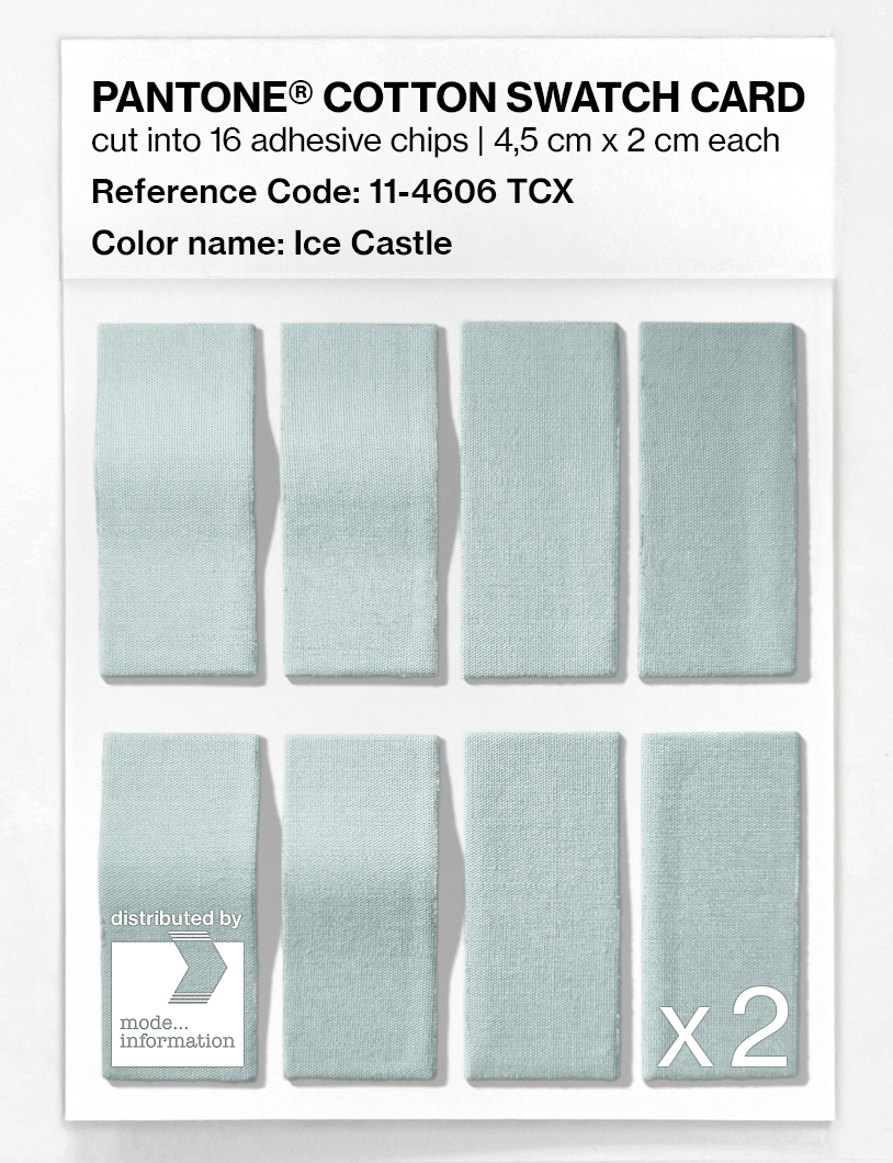Artikelbild 5 des Artikels “PANTONE® COTTON SWATCH CARD 11-4606 TCX Ice Castle “