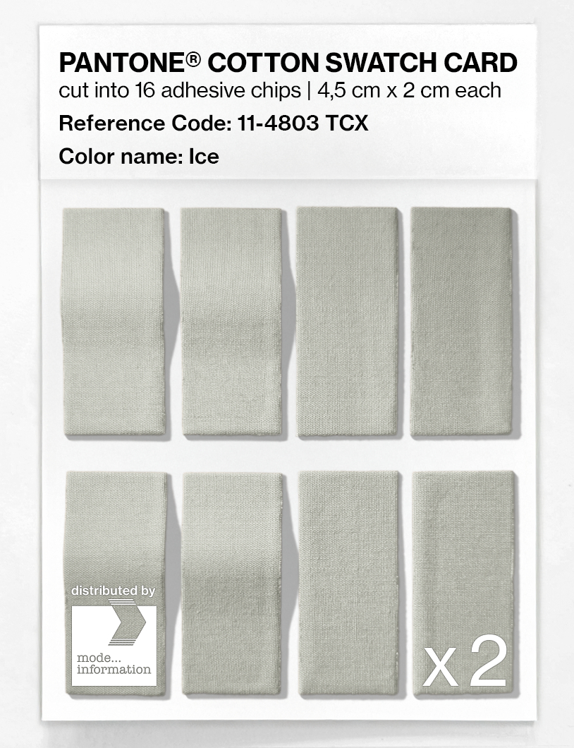 Artikelbild 5 des Artikels “PANTONE® COTTON SWATCH CARD 11-4803 TCX Ice “