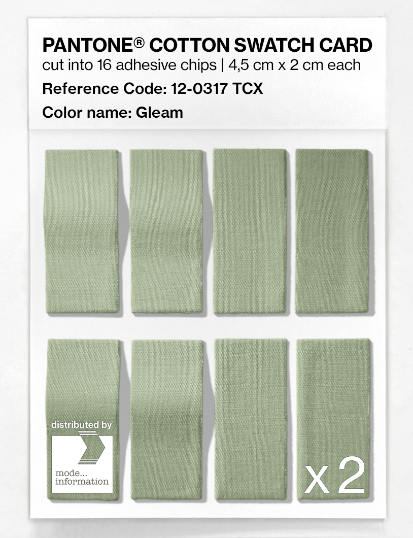 Artikelbild 5 des Artikels “PANTONE® COTTON SWATCH CARD 12-0317 TCX Gleam “