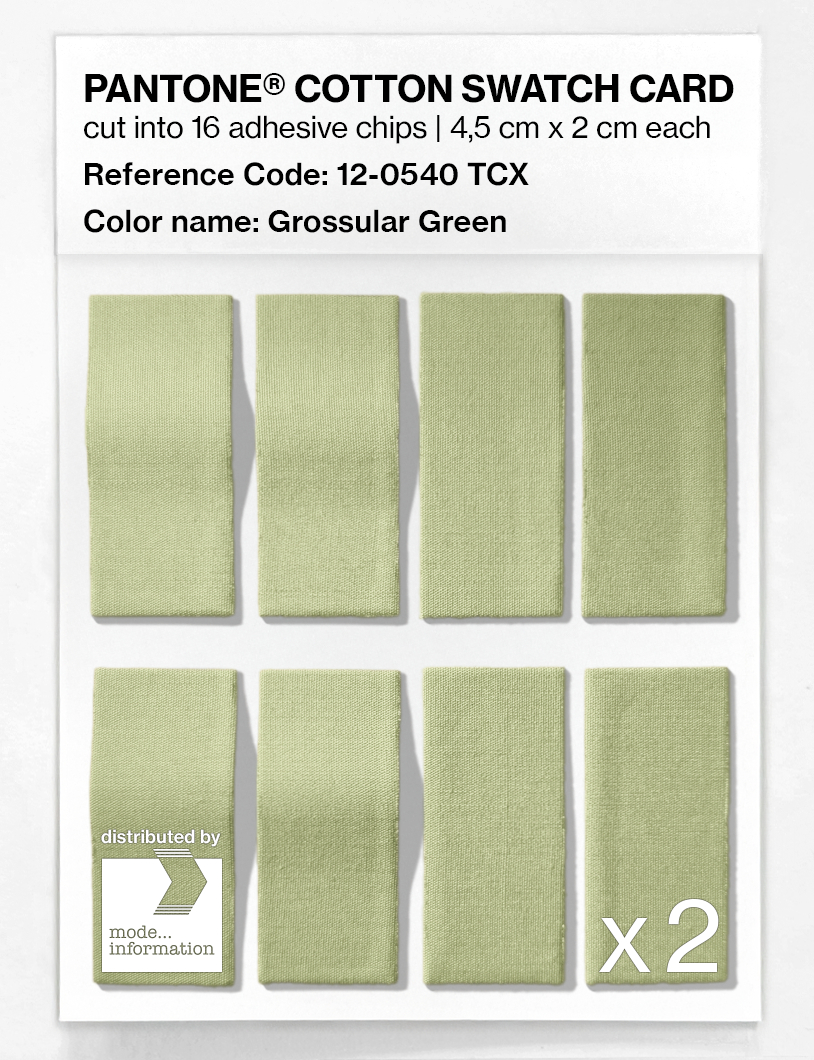Artikelbild 5 des Artikels “PANTONE® COTTON SWATCH CARD 12-0540 TCX Grossular Green “