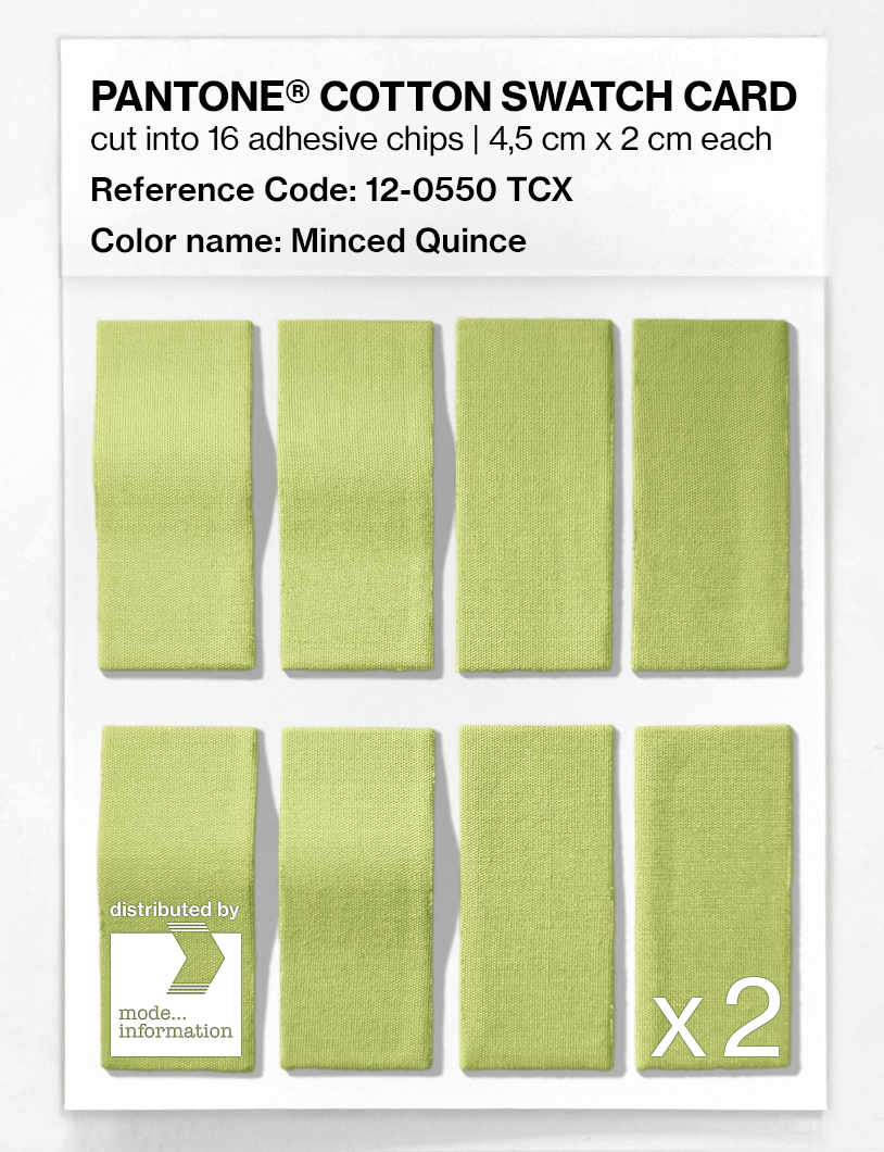 Artikelbild 5 des Artikels “PANTONE® COTTON SWATCH CARD 12-0550 TCX Minced Quince “