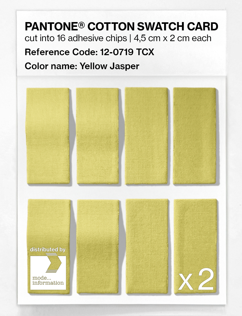 Artikelbild 5 des Artikels “PANTONE® COTTON SWATCH CARD 12-0719 TCX Yellow Jasper “