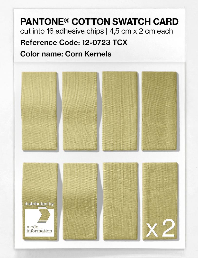 Artikelbild 5 des Artikels “PANTONE® COTTON SWATCH CARD 12-0723 TCX Corn Kernels “