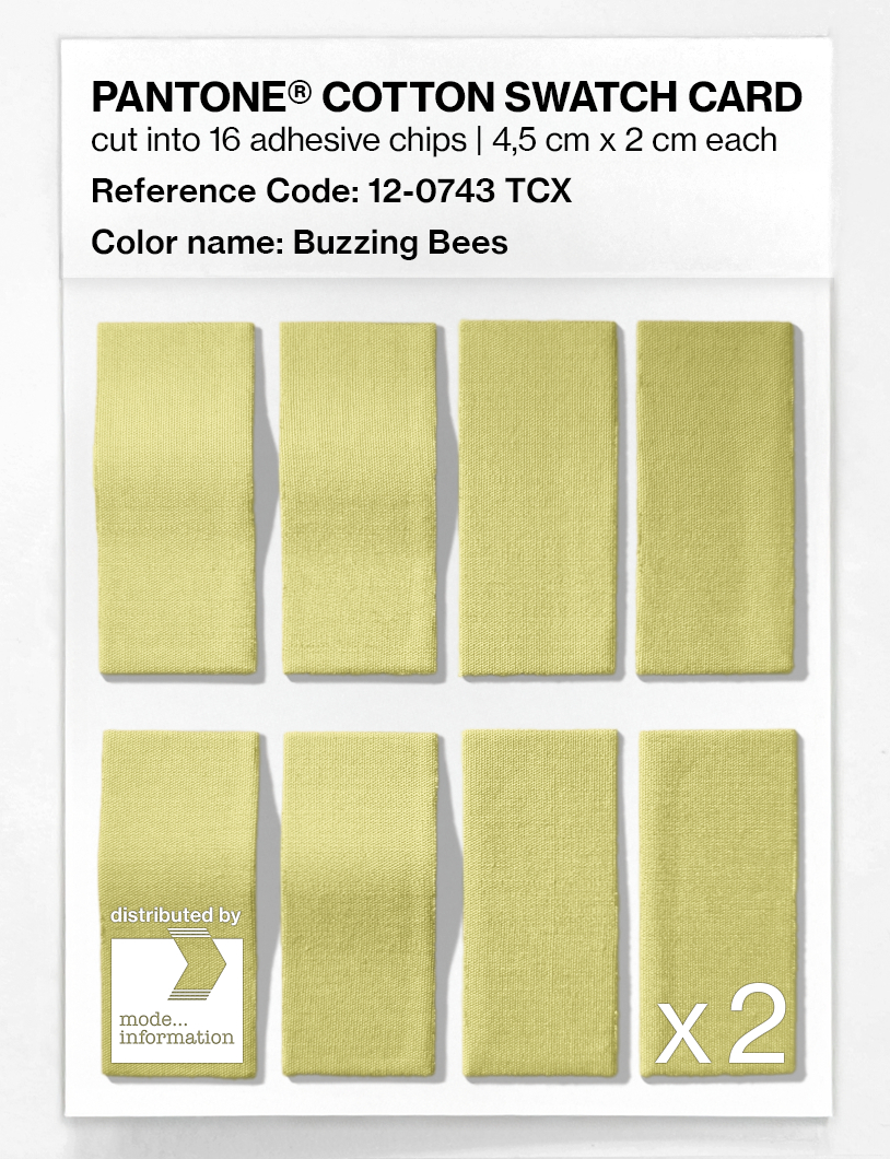 Artikelbild 5 des Artikels “PANTONE® COTTON SWATCH CARD 12-0743 TCX Buzzing Bees “