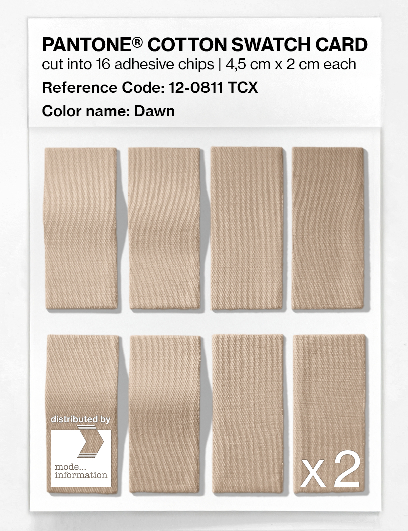 Artikelbild 5 des Artikels “PANTONE® COTTON SWATCH CARD 12-0811 TCX Dawn “