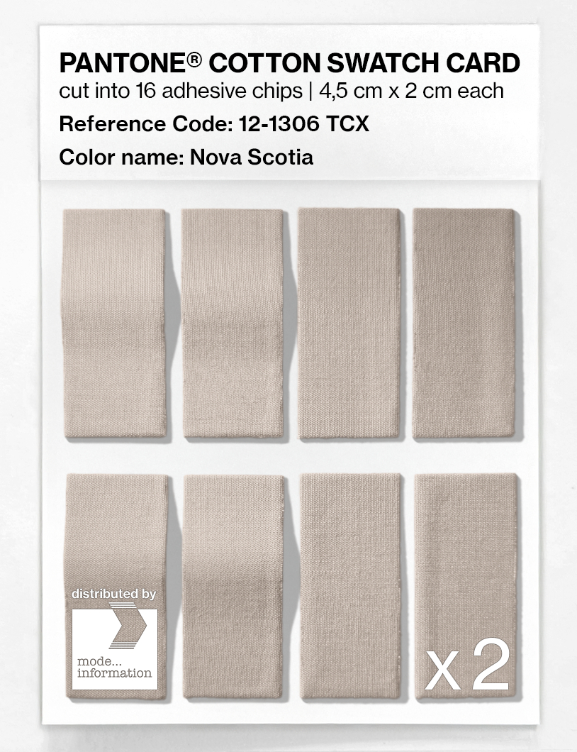 Artikelbild 5 des Artikels “PANTONE® COTTON SWATCH CARD 12-1306 TCX Nova Scotia “