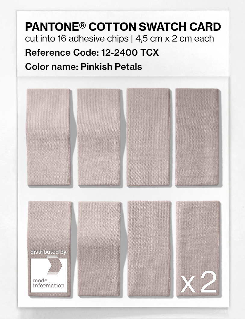 Artikelbild 5 des Artikels “PANTONE® COTTON SWATCH CARD 12-2400 TCX Pinkish Petals “