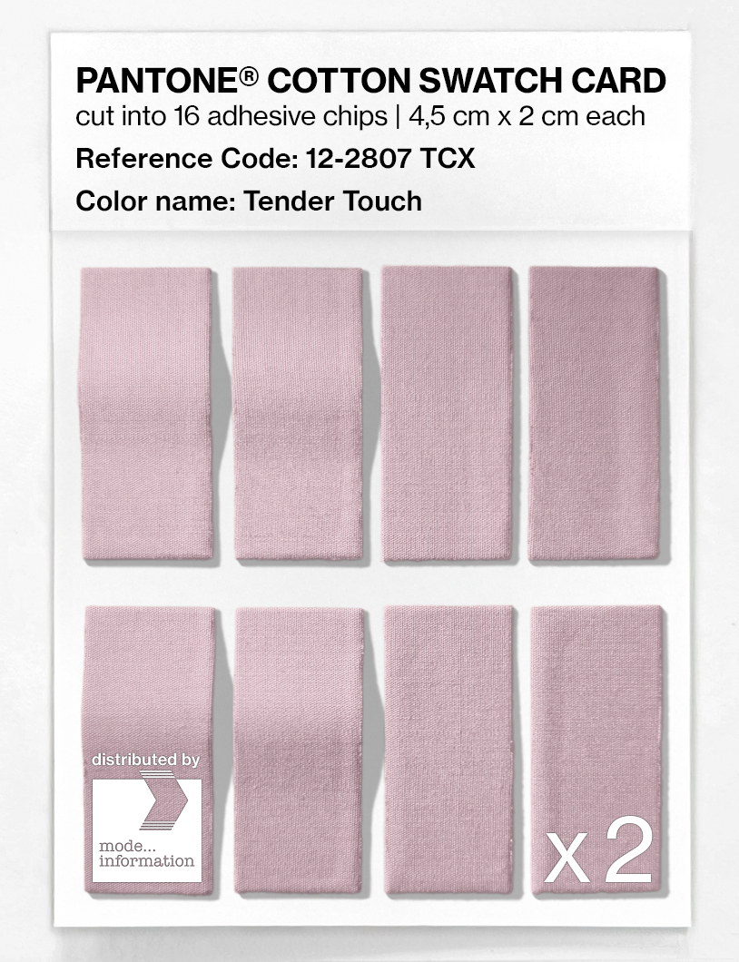 Artikelbild 5 des Artikels “PANTONE® COTTON SWATCH CARD 12-2807 TCX Tender Touch “