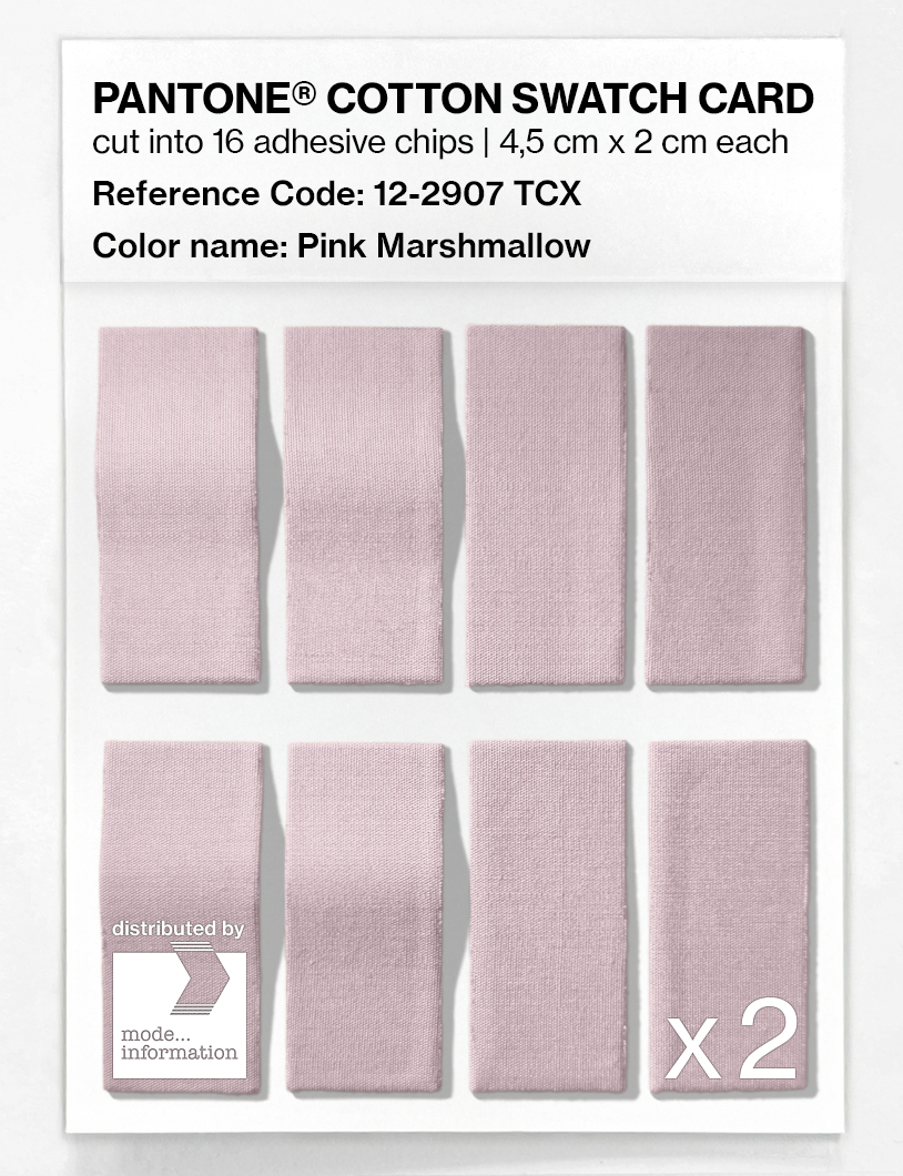 Artikelbild 5 des Artikels “PANTONE® COTTON SWATCH CARD 12-2907 TCX Pink Marshmallow “