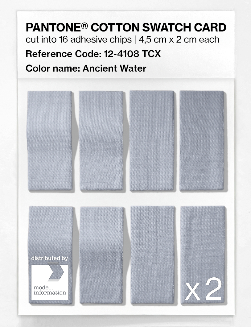 Artikelbild 5 des Artikels “PANTONE® COTTON SWATCH CARD 12-4108 TCX Ancient Water “